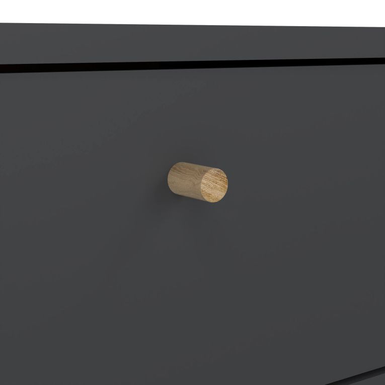 Comodino in legno grigio 50x39x72h cm - Antenati