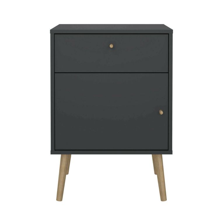 Comodino in legno grigio 50x39x72h cm - Antenati