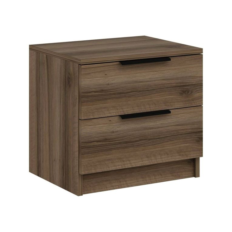 Comodino in legno noce 50x47x40h cm - Iune