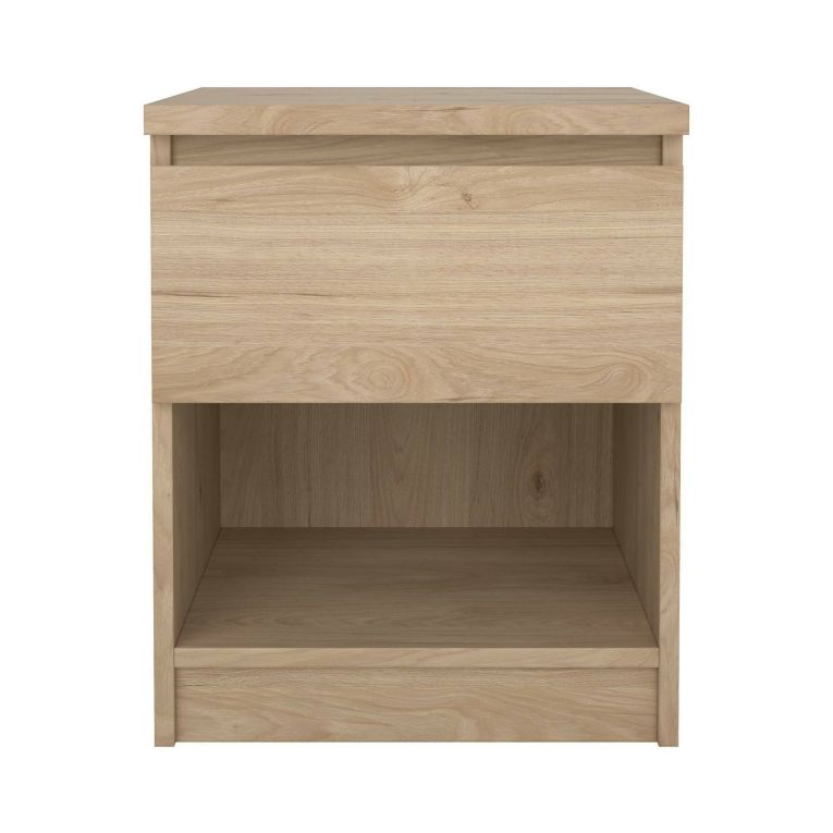 Comodino in legno rovere 40x40x49h cm - Scolastica