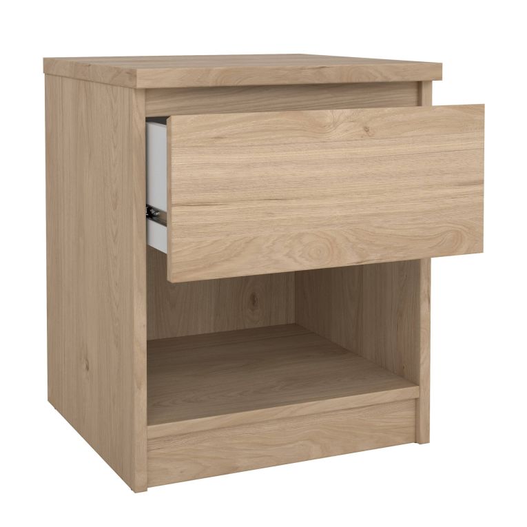 Comodino in legno rovere 40x40x49h cm - Scolastica