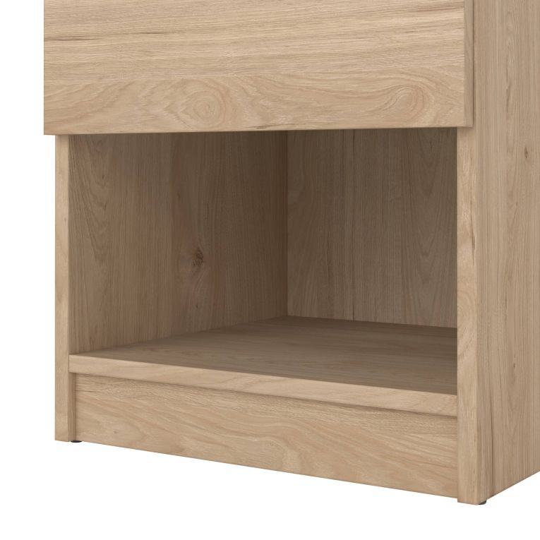 Comodino in legno rovere 40x40x49h cm - Scolastica