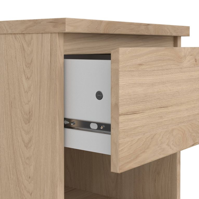 Comodino in legno rovere 40x40x49h cm - Scolastica