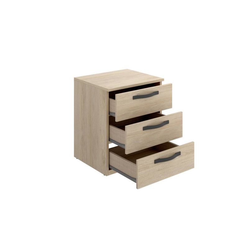Comodino in legno rovere 40x44x53h cm - Aiga