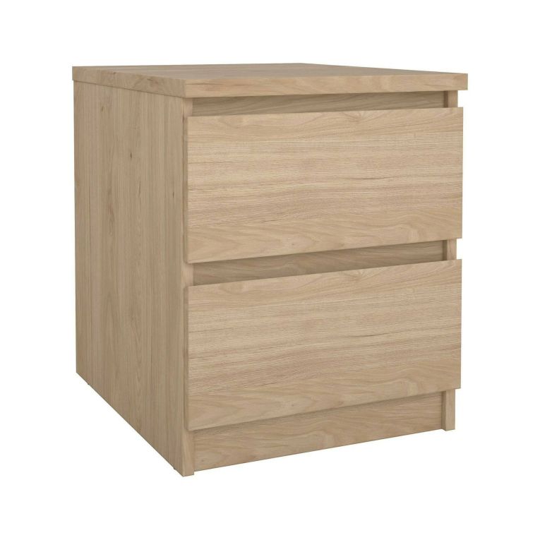 Comodino in legno rovere 50x40x49h cm - Azar
