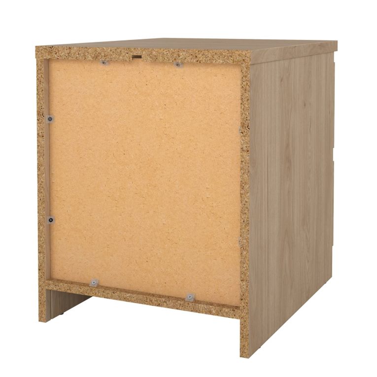 Comodino in legno rovere 50x40x49h cm - Azar