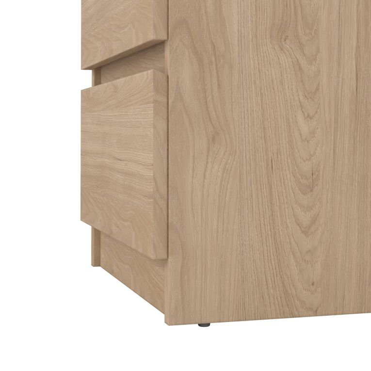Comodino in legno rovere 50x40x49h cm - Azar