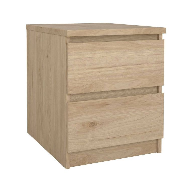 Comodino minimal rovere 50x40x49h cm - Daiki