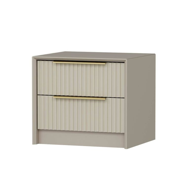 Comodino moderno cemento 53x45x45h cm - Moke