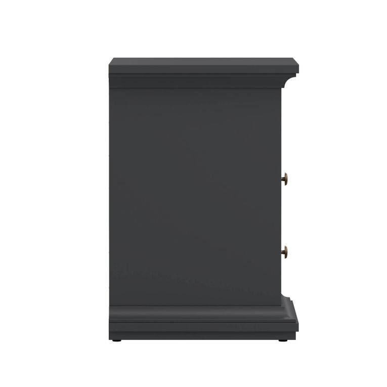 Comodino moderno grigio 43x40x58h cm - Alichin