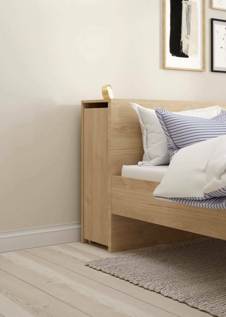 Comodino moderno rovere 164x26x79h cm - Shary