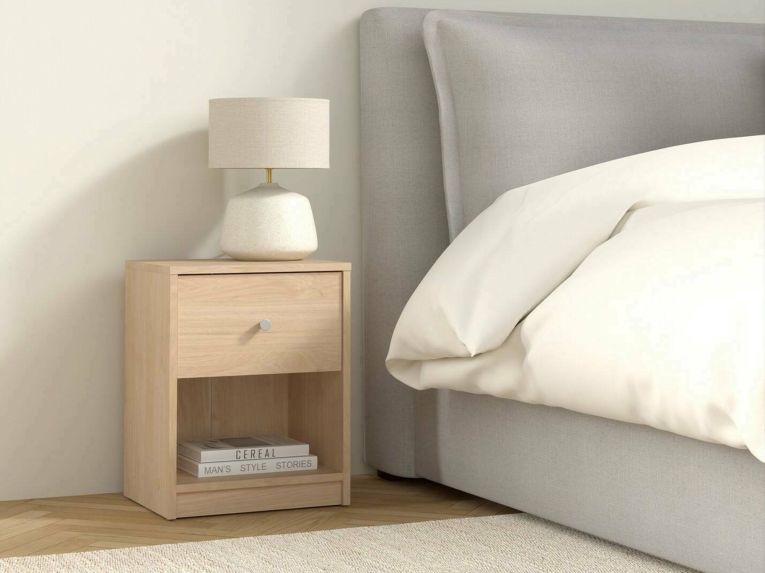 Comodino moderno rovere 37x30x48h cm - Kastri