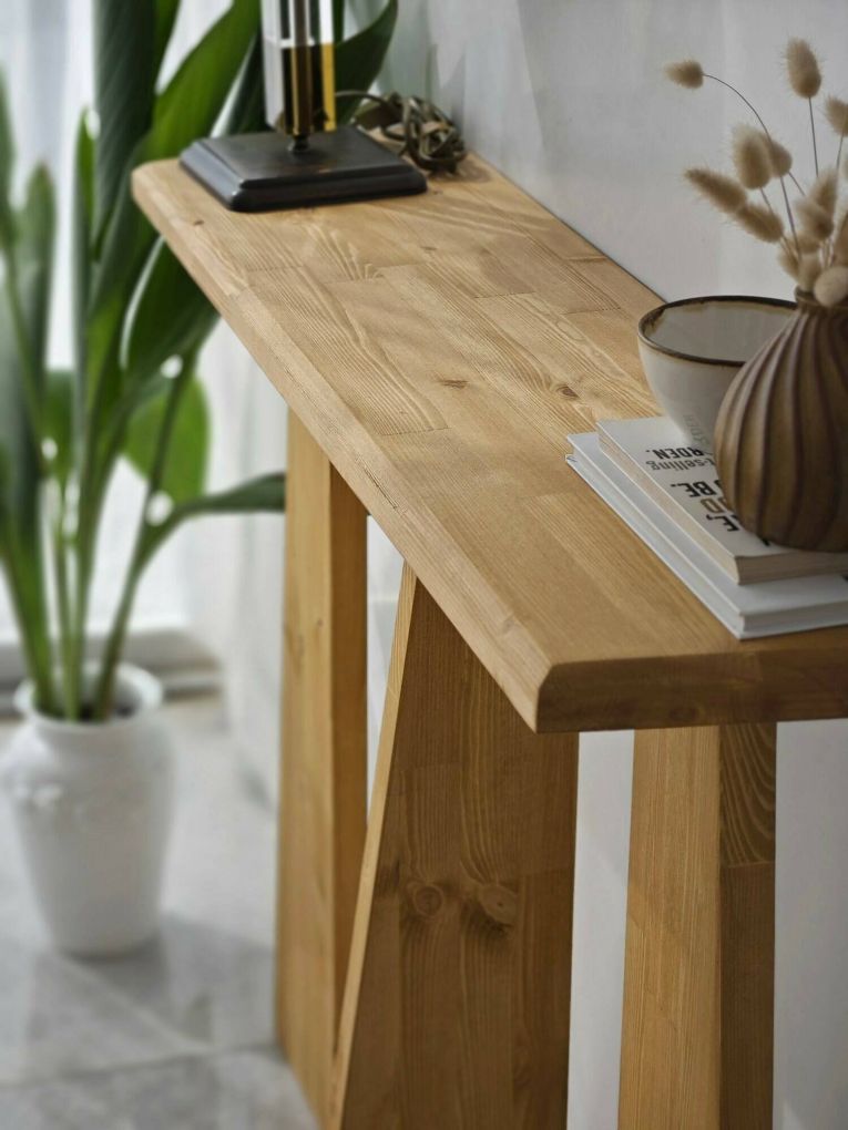 Consolle 100x28x83h cm quercia - TomoeGozen