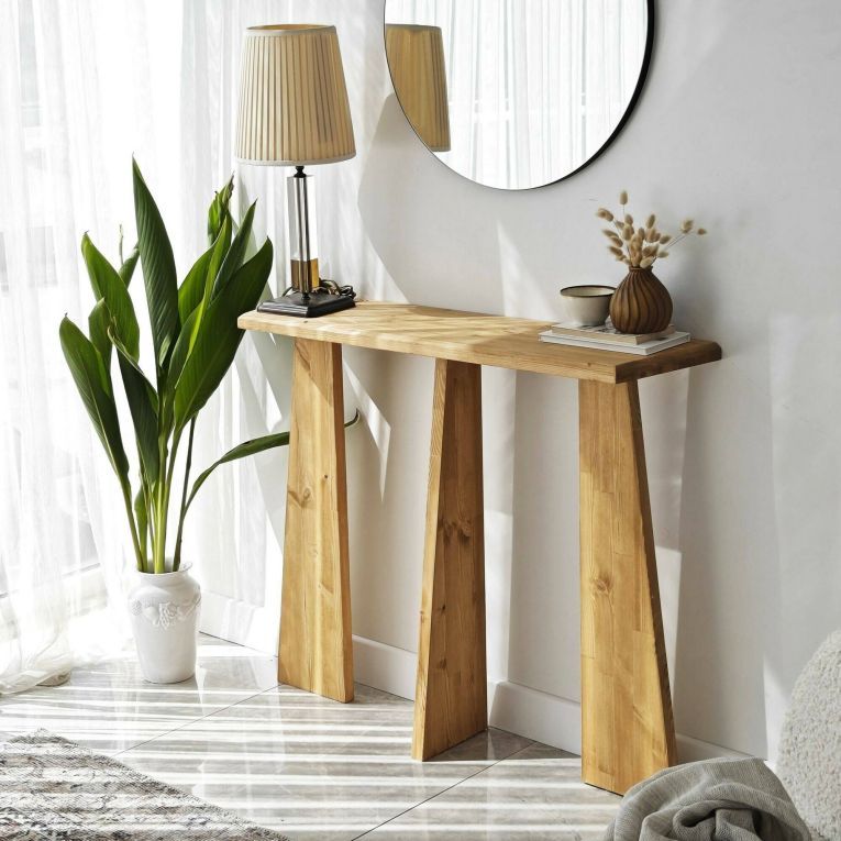 Consolle 100x28x83h cm quercia - TomoeGozen