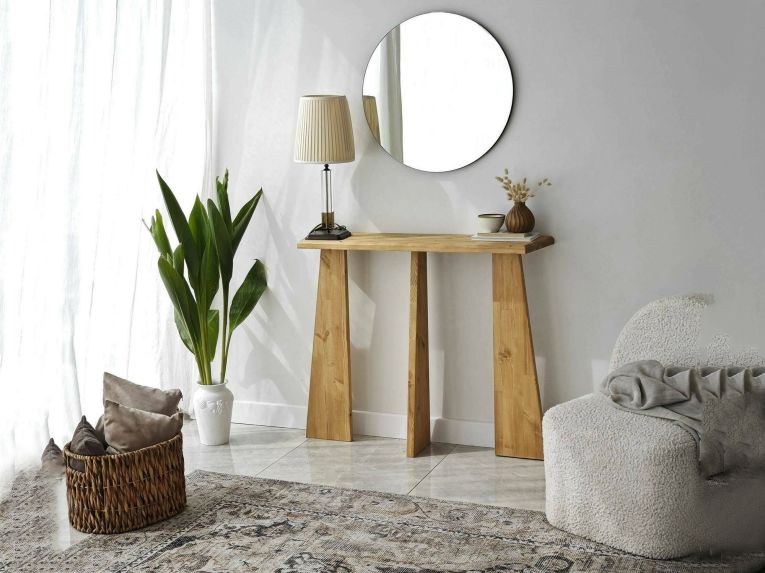 Consolle 100x28x83h cm quercia - TomoeGozen