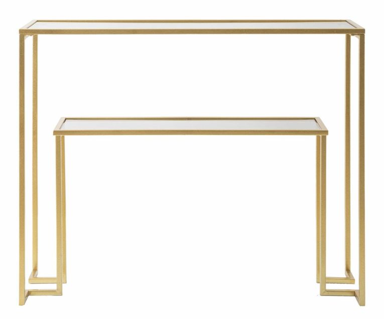 Consolle 100x35x80h cm oro - Jackson