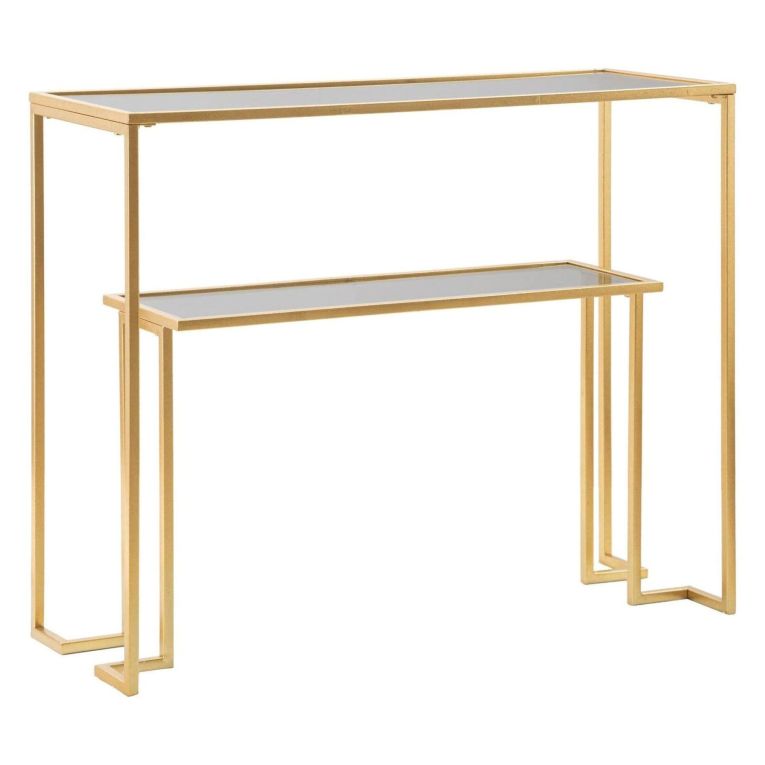 Consolle 100x35x80h cm oro - Jackson