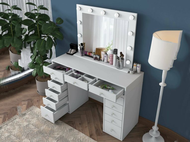 Consolle 120x44x81h cm bianco - Vicoli