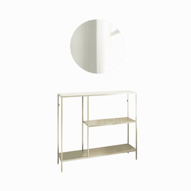 Consolle 80x30x80h cm panna - Noto