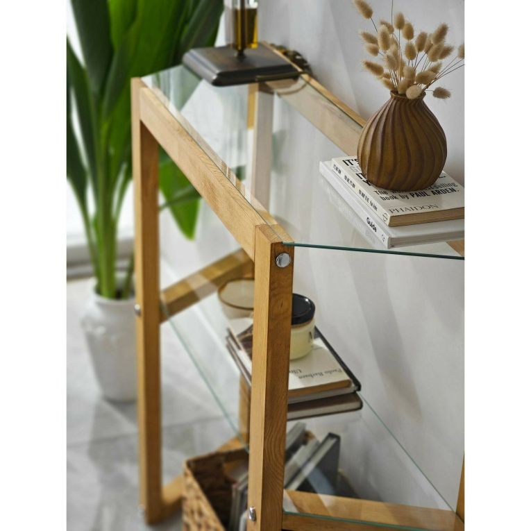 Consolle 85x31x85h cm quercia - Barga