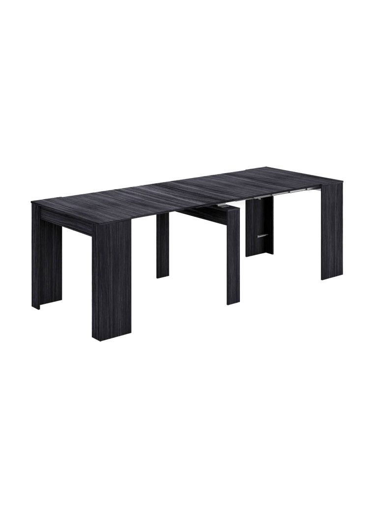Consolle allungabile Diluna, 51-237x90h78 cm, Grigio Cenere