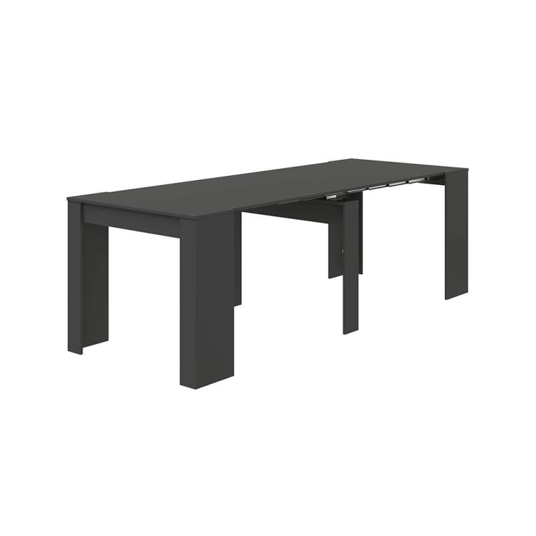 Consolle allungabile elegante 4-10 posti antracite - Abicitren
