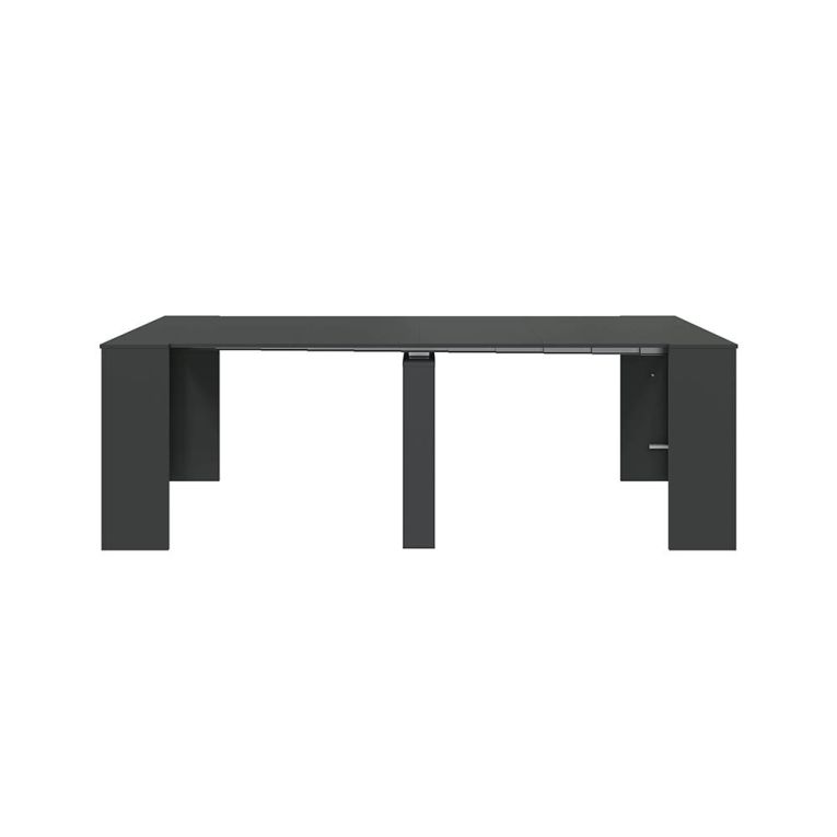 Consolle allungabile elegante 4-10 posti antracite - Abicitren