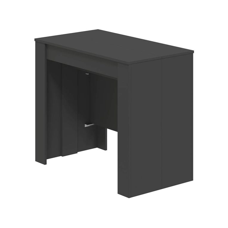 Consolle allungabile elegante 4-10 posti antracite - Abicitren