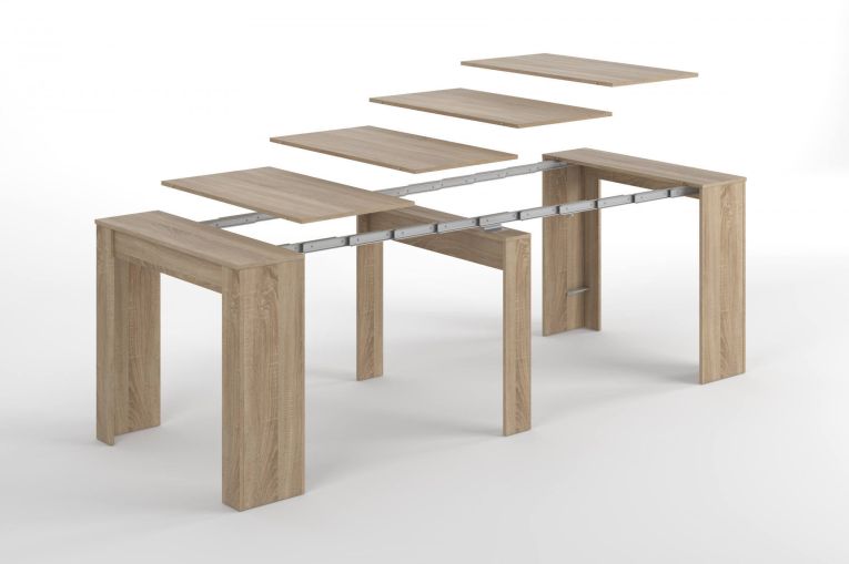 Consolle allungabile legno 4-10 posti rovere - Abicitren