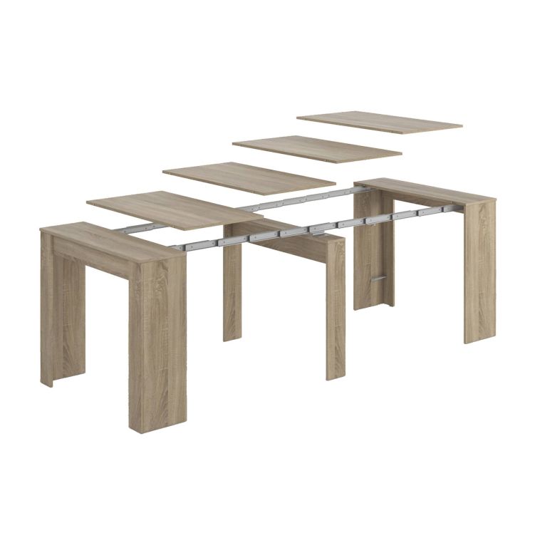 Consolle allungabile legno 4-10 posti rovere - Abicitren