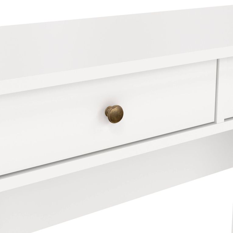 Consolle classica 102x41x80h cm bianco - Barile