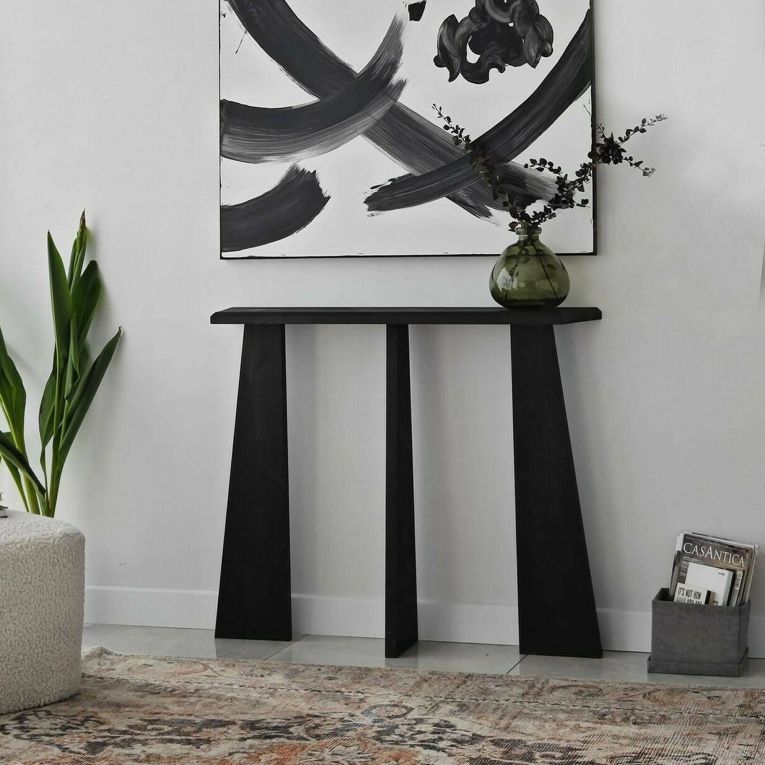 Consolle design 100x28x83h cm antracite - TomoeGozen