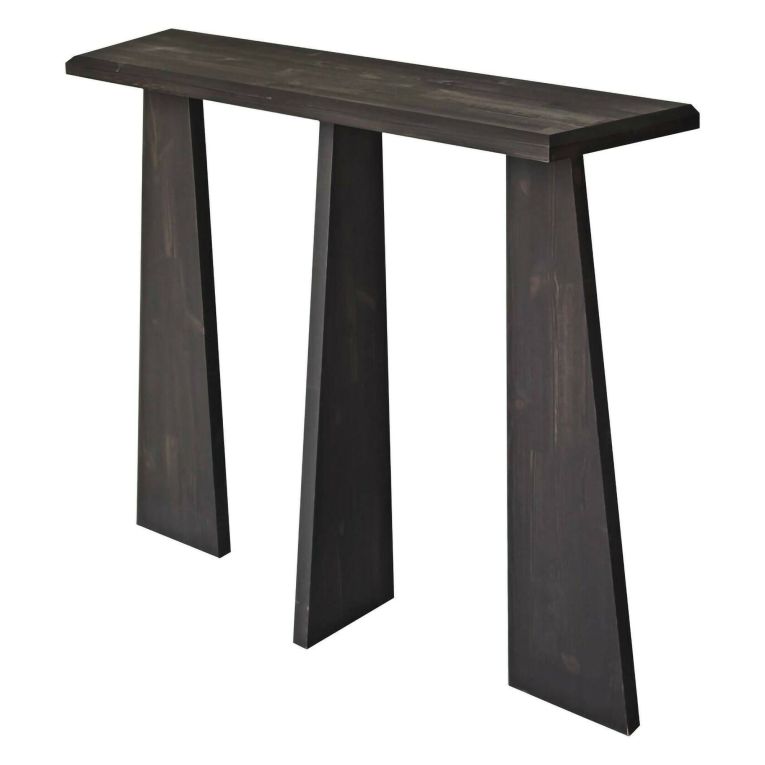 Consolle design 100x28x83h cm antracite - TomoeGozen