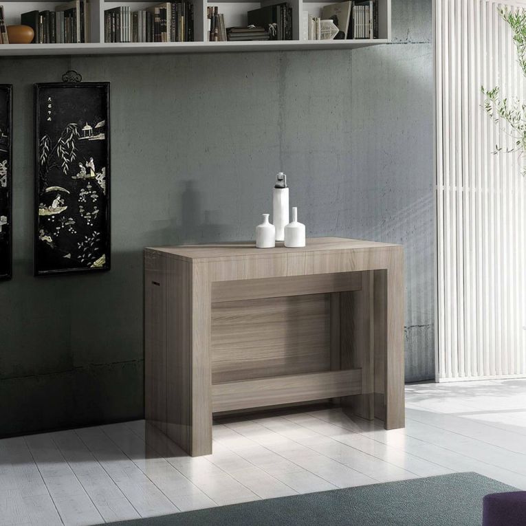 Consolle estensibile 4-12 posti rovere - Anello