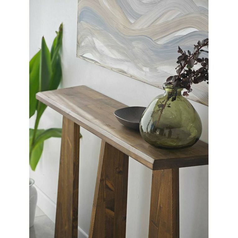Consolle in legno 100x28x83h cm noce - TomoeGozen