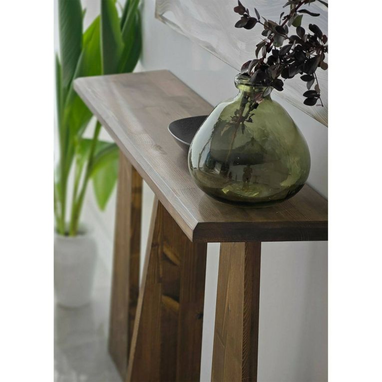 Consolle in legno 100x28x83h cm noce - TomoeGozen