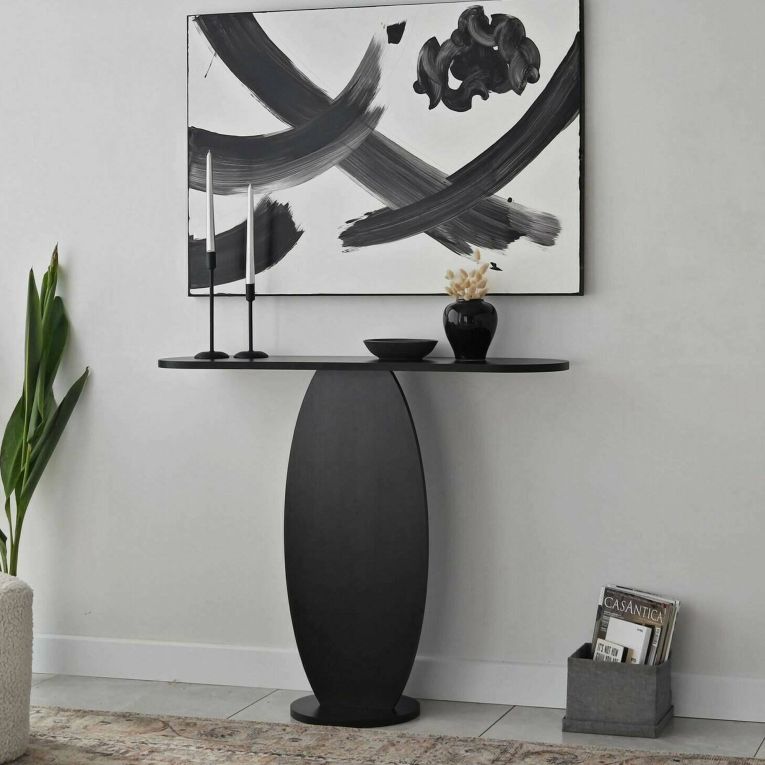 Consolle moderna 100x30x81h cm antracite - Assuntina