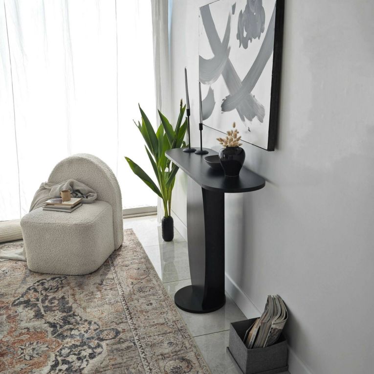 Consolle moderna 100x30x81h cm antracite - Assuntina