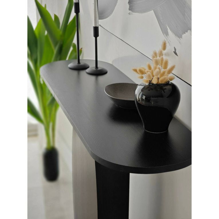 Consolle moderna 100x30x81h cm antracite - Assuntina