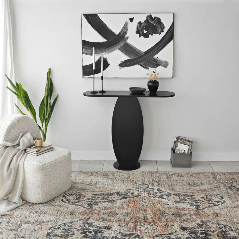 Consolle moderna 100x30x81h cm antracite - Assuntina