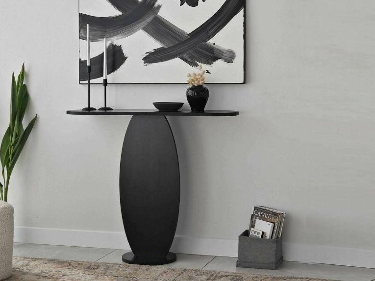 Consolle moderna 100x30x81h cm antracite - Assuntina