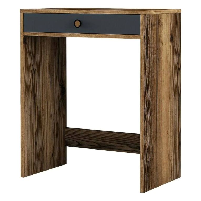 Consolle moderna 70x84x40h cm noce e antracite - Bedonia