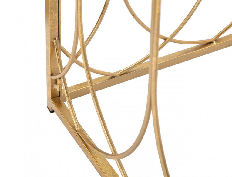 Consolle oro Colore Ripiano oro 91x41x78h cm, - Hadata