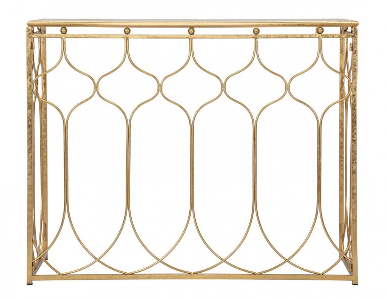 Consolle oro Colore Ripiano oro 91x41x78h cm, - Hadata