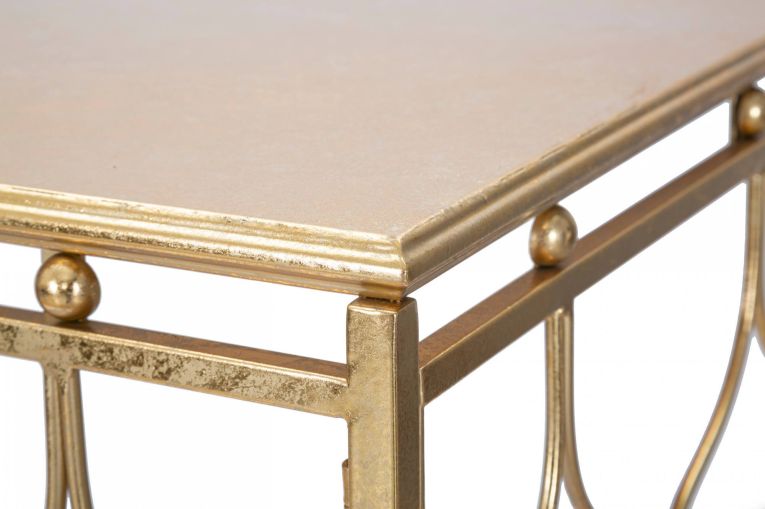 Consolle oro Colore Ripiano oro 91x41x78h cm, - Hadata
