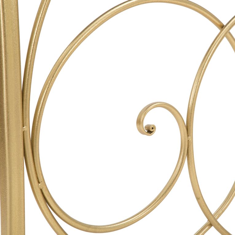 Consolle oro Trasparente un Ripiano Materiale Struttura in Vetro 140x40x80h cm, Colore Ripiano Trasparente - Dilija
