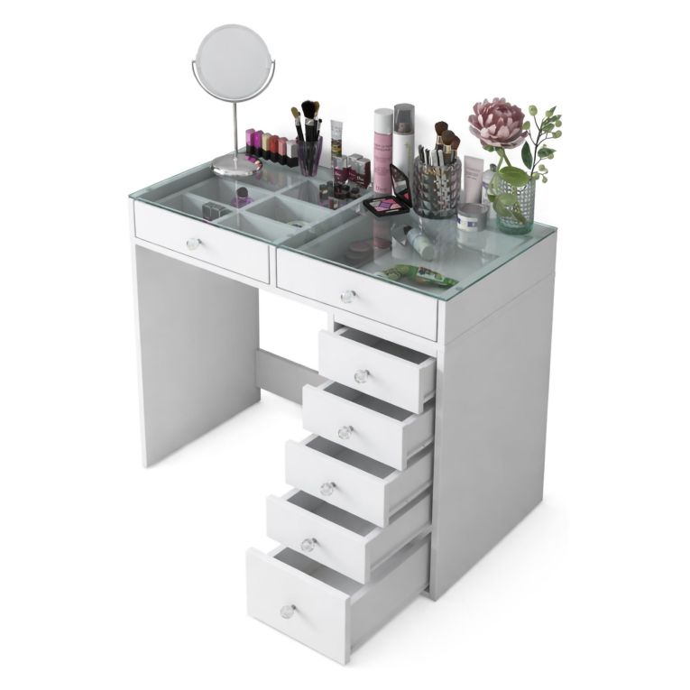 Consolle salvaspazio 90x44x79h cm bianco - Sulmona