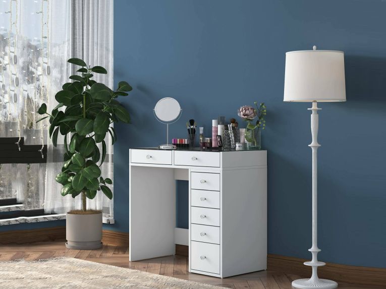 Consolle salvaspazio 90x44x79h cm bianco - Sulmona