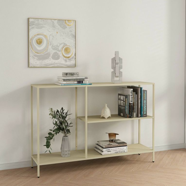 Consolle Vaprio, 120x30 h80 cm, Panna