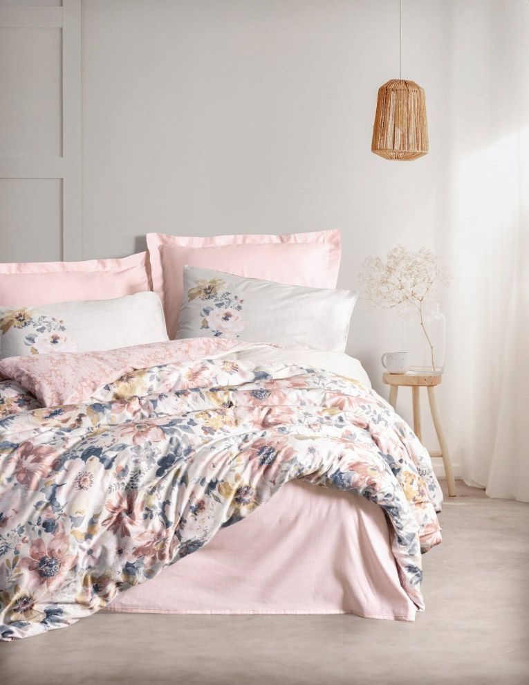 Copripiumino matrimoniale Painesville, 260x220 cm, Misura copricuscini: 60x60 cm